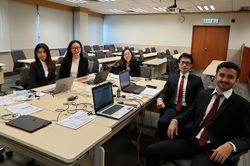 BBA students named second runner-up in CFA Institute Research Challenge